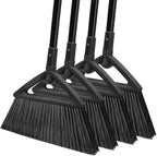 4PCS Heavy Duty Angle Broom, Long Pole Brooms by SZJYHQY