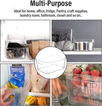 Clear Plastic Storage Bins for Kitchen Organization or Pantry Organizers and - Image 7