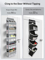 Yecaye 2 Pc Over The Door Organizer - Image 2