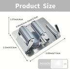 5 Pack Mop and Broom Holder Wall Mount, Mop Broom Organizer - Image 2