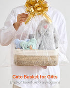 Small Woven Basket, Storage Basket - Image 7