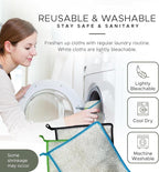 Whiffkitch Dishcloths Dishrags for Kitchen and Household Cleaning 6x7 3-Pack - Image 6