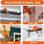 30FT Reach Cobweb Duster with Extension Pole, High Ceiling Long Duster with - Image 4