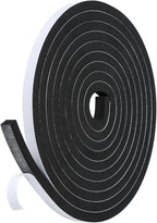 Weather Stripping Door Seal Strip- 1/2 Inch X 2/5 Inch X 13Feet, Strong Adhesive by Amzjjle
