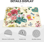 Dish Drying Mat For Kitchen Counter Absorbent Dish Mat Reversible Drainer - Image 4