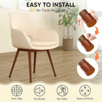BALEINE 24 Pack Silicone Chair Leg Floor Protectors, Stool Leg Protectors Cap - Image 6