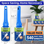Sticky Lint Roller for Pet Hair: Lint Remover for Dog Cat Hair Mega Value Set - Image 6