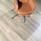 2Pack Crystal Clear 1/5" Thick 47" x 35" Heavy Duty Hard Chair Mat, Can be Used - Image 2