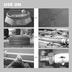 White RV Roof Sealant Tape, UV-Resistant, Weatherproof Patch - Image 7