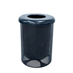 COATEDOUTDOORFURNITURE RFT-P-DBL Heavy Duty Round Trash Receptacle by CoatedOutdoorFurniture