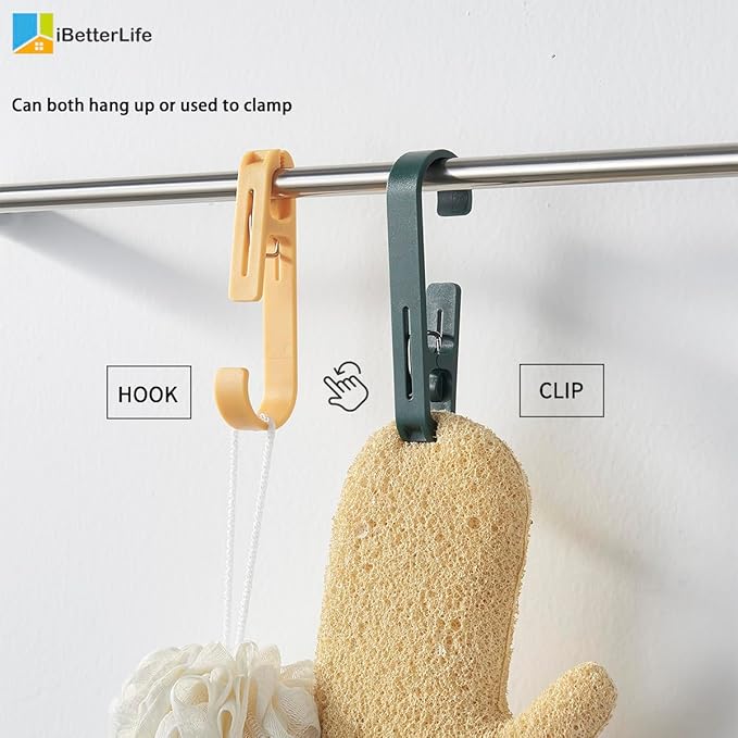 iBetterLife Clothes Pins Laundry Hooks - Image 4