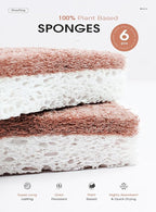 Double Sponge Holder, Water-Absorbing Stone Dish Sponge Caddy - Image 7