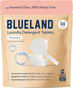 BLUELAND Laundry Detergent Tablets, Plastic-Free Eco-Friendly Pods, Liquid by BLUELAND