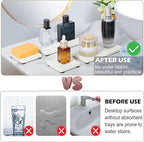 6PCS Fast Drying Diatomite Stone Sink Tray, Stone Drying Tray - Image 3
