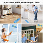 HOMEXCEL Microfiber Glass Cleaning Cloths 6 PK, Lint Free Streak Free, Reusable - Image 6