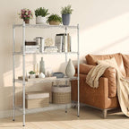 Auslar 4-Shelf Storage Wire Shelves Heavy Duty 4 Tiers Standing Shelving Units - Image 9
