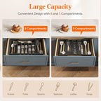 Lifewit Silverware Drawer Organizer and Utensil Organizer Set, Expandable - Image 2