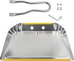 PHYEX 3-Pack 17" Heavy Duty Metal Dust Pans, Wide Dustpans - Image 2