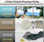 2-Step Glass Cleaning Cloth 3-Pack - Image 4