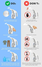 HiLIFE Steamer for Clothes, Portable Handheld Design, 240ml Big Capacity - Image 7