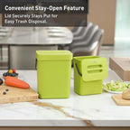 EKO Puro Mini Wall-Mounted Kitchen Trash Can - Image 6