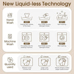 Poesie Laundry Detergent Sheet Sandalwood Scent 160 Sheets Non Plastic Washing - Image 5