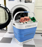 SAMMART 40L Collapsible Plastic Laundry Basket - Image 3