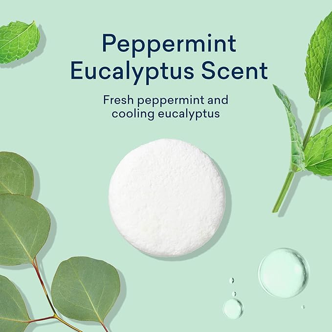 BLUELAND Toilet Bowl Cleaner Tablets, Peppermint Eucalyptus, Plastic-Free - Image 4