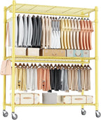 Homdox Gold Heavy Duty Clothes Rack by HOMDOX