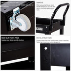 3 Tray 29.3 inch Tool Cart, self Assembly, 300 LBS Capacity Rolling Tool Carts - Image 4
