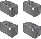 VENO 4 Pack Moving and Storage Bags, Heavy Duty, Alternative to Moving Boxes by Veno