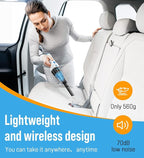 Powerful Handheld Vacuum Cordless, 9500PA Rechargeable Car Vacuum Portable - Image 4
