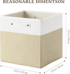 13 x 13 Inch Fine Linen Storage Bins - Image 3