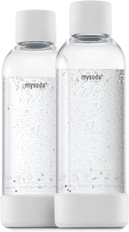 Mysoda Carbonating Bottles 2Pck 1L by Mysoda