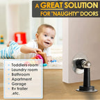 Shackcom Magnetic Door Stop 12 Pack Stainless Steel Door Holders to Keep Door - Image 5