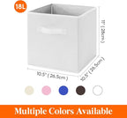 Lifewit 12 Packs Storage Cubes, 11 Inch Cube Storage Bins, Foldable Decorative - Image 5