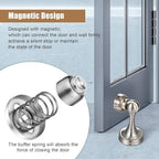8 Pcs Magnetic Door Stoppers Stainless Steel Door Stops Magnetic Catch Holder - Image 5