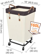 StorageWorks 160L Laundry Basket - Image 2