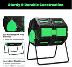 Compost Tumbler, Easy Assemble & Efficient Outdoor Compost Bin, 45 Gallon/170 - Image 7