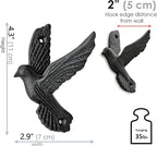 Ambipolar Flying Style Iron Cast Decorative Pigeon Bird Wall Mounted Coat Hooks - Image 2