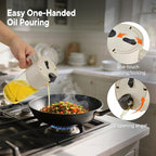 Oil Sprayer For Cooking with Leak-Proof Seal, One Touch Mist - 600ML Kitchen - Image 4