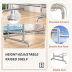 Clothes Drying Rack with Windproof Hooks, 78.7 inch Adjustable Heavy Duty - Image 4