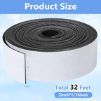Weather Stripping Door Seal Strip- 2 Inch X 1/16 Inch X 32Feet, Strong Adhesive - Image 2