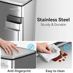 mVm 10.6 Gallon Kitchen Step Trash Can, Soft-Close and Foldable Foot Pedal - Image 2