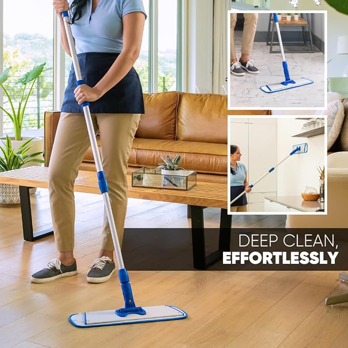 Bulk 18" Microfiber Wet Mop Pads Wholesale - Image 4