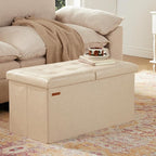 HAUSFRAU - 30 Inches Storage Ottoman Bench - Image 5