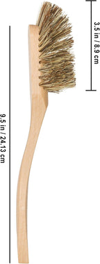 REDECKER Curved Dish Brush, Natural Union Plant Fiber Bristles, Ergonomic Design - Image 3