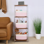 Large Storage Baskets for Organizing, Closet Shelf Baskets for Clothes Blanket - Image 4