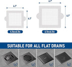Disposable Hair Catcher Shower Drain Mesh Stickers, Hair Catchers - Image 6