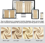 DWCN Blackout Curtains Room Darkening Thermal Insulated Bedroom Curtains Window - Image 3